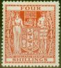 Collectible Postage Stamp from New Zealand 1940 4s Red-Brown SGF194 Fine MNH