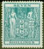 Old Postage Stamp from New Zealand 1940 7s Pale Blue SGF197 V.F Very Lightly Mtd Mint