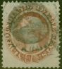 Rare Postage Stamp from Newfoundland 1865 12c Red-Brown SG28 Thin Paper Good Used (2)
