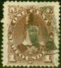Collectible Postage Stamp from Newfoundland 1880 1c Red-Brown SG44b Fine Used