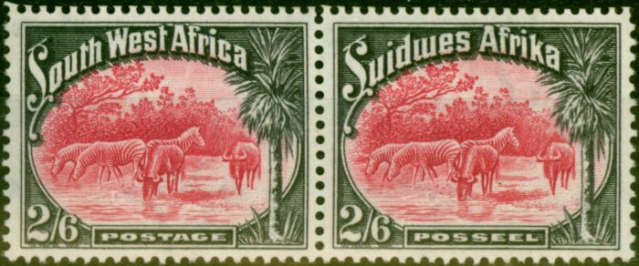 Collectible Postage Stamp from South West Africa 1931 2s6d Carmine & Grey SG82 Fine Lightly Mtd Mint