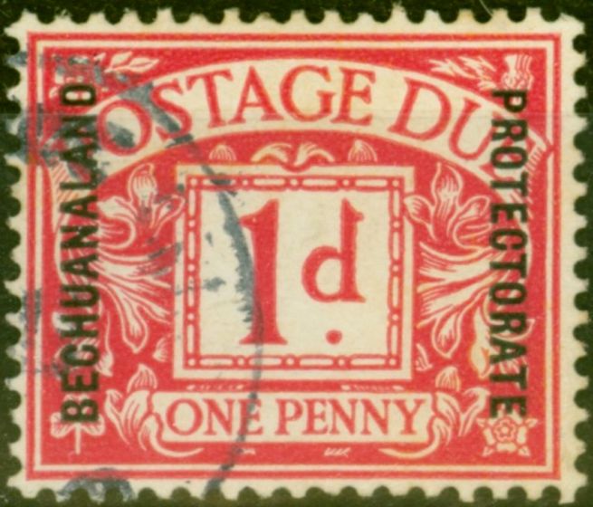 Valuable Postage Stamp from Bechuanaland 1926 1d Carmine SGD2 Fine Used