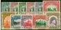 Valuable Postage Stamp from Bahawalpur 1948 Set of 11 to 1R SG19-29 V.F Very Lightly Mtd Mint
