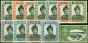 Collectible Postage Stamp Brunei 1952 Set of 12 to $1 SG100-111 V.F MNH