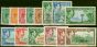 Rare Postage Stamp from Jamaica 1938-52 Set of 14 to 1s SG121-130 Fine MNH