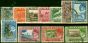 Rare Postage Stamp from Johore 1960 Set of 11 SG155-165 Fine Used
