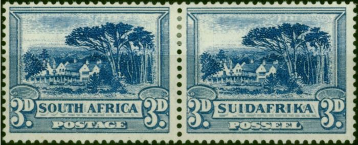 South Africa 1933 3d Blue SG45cw Wmk Inverted Fine MM  King George V (1910-1936) Old Stamps