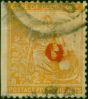 Old Postage Stamp Griqualand West 1877 5s Yellow-Orange SG10c Type 3 Good Used