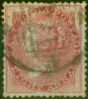 Old Postage Stamp from India 1856 8a Carmine SG48 Fine Used