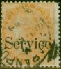 Valuable Postage Stamp India 1866 2a Orange SG011 Good Used