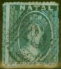 Collectible Postage Stamp from Natal 1861 3d Blue SG12 Fine Used