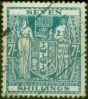 Old Postage Stamp New Zealand 1931 7s Blue SGF151 Fine Used