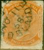 Collectible Postage Stamp from South Australia 1868 2d Pale Orange-Red SG153Var Wmk Reversed Fine Used