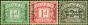Rare Postage Stamp from Bechuanaland 1926 Postage Due Set of 3 SGD1-D3 Fine Mtd Mint (2)