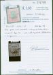 Rare Postage Stamp from Kuwait 1934 10R Green & Scarlet SG28 Fine Used with New Royal Cetificate