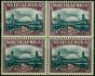 South Africa 1945 2d Slate & Deep Reddish Violet SG107 V.F LMM Block of 4 . King George VI (1936-1952) Mint Stamps