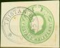 Valuable Postage Stamp from Tristan Da Cunha 1921 1/2d Postal Stationary Cut Out  'Cachet III' Fine Used (2)
