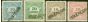 Collectible Postage Stamp from British P.O in Crete 1898-99 set of 4 SGB2-B5 Fine Used