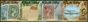 Collectible Postage Stamp from Falkland Islands 1991 Bisected Surcharges Set of 4 SG639-642 V.F.U