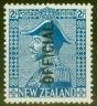 Old Postage Stamp from New Zealand 1928 2s Light Blue SG0112 V.F MNH