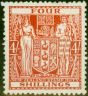 Valuable Postage Stamp New Zealand 1940 4s Red-Brown SGF194 Fine & Fresh LMM