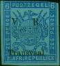 Old Postage Stamp Transvaal 1878 6d Blue-Blue SG121 Good Unused