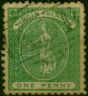 Virgin Islands 1866 1d Green SG5 Good Used  Queen Victoria (1840-1901) Collectible Stamps