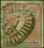Valuable Postage Stamp from Victoria 1854 1s SG34 Good Used