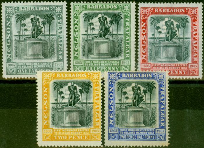 Rare Postage Stamp Barbados 1949 Set of 14 SG146-159 Fine & Fresh LMM