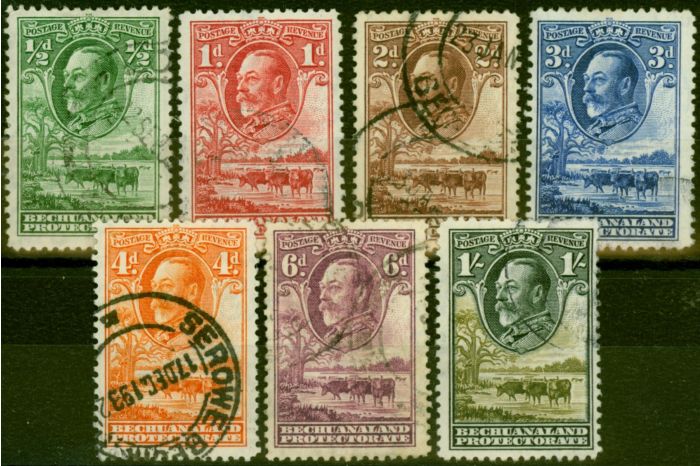 Rare Postage Stamp Bermuda 1932 Set of 7 to 1s SG99-105 Fine Used