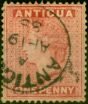 Valuable Postage Stamp from Antigua 1884 1d Rose SG26 Fine Used
