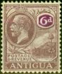 Old Postage Stamp from Antigua 1921 6d Dull & Bright Purple SG75 Fine Very Lightly Mtd Mint