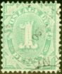Collectible Postage Stamp from Australia 1906 1d Green SGD46 Wmk Single Lined A Fine Used