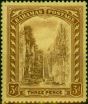 Old Postage Stamp Bahamas 1917 3d Purple-Yellow SG76 Fine MM