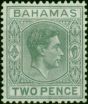 Valuable Postage Stamp Bahamas 1938 2d Pale Slate SG152 Fine MM