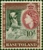 Basutoland 1954 10R Black & Maroon SG53 Fine MNH . Queen Elizabeth II (1952-2022) Mint Stamps