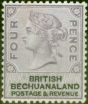 Valuable Postage Stamp from Bechuanaland 1888 4d Lilac & Black SG13 V.F Very Lightly Mtd Mint