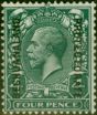 Rare Postage Stamp Bechuanaland 1926 4d Grey-Green SG95 Fine LMM