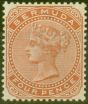 Old Postage Stamp from Bermuda 1904 4d Orange-Brown SG28a Fine Very Lightly Mtd Mint