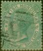 Old Postage Stamp British Honduras 1877 1s Green SG16 Good Used