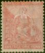 Old Postage Stamp C.O.G.H 1865 1d Rose-Red SG23a Good MM