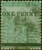 Valuable Postage Stamp C.O.G.H 1876 1d on 1s Green SG33 Good Used