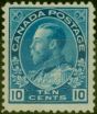 Collectible Postage Stamp from Canada 1922 10c Blue SG253 Fine Lightly Mtd Mint