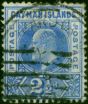 Cayman Islands 1905 2 1/2d Bright Blue SG10 Fine Used (2) . King Edward VII (1902-1910) Used Stamps