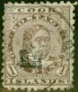 Collectible Postage Stamp Cook Islands 1901 1d Brown SG22 Good Used