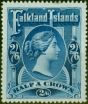 Collectible Postage Stamp Falkland Islands 1898 2s6d Deep Blue SG41 Fine & Fresh Mounted Mint