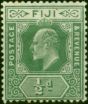 Fiji 1908 1/2d Green SG118 Fine MM  King Edward VII (1902-1910) Rare Stamps