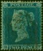 GB 1855 2d Blue SG27 P.16 Large Crown Fine Used . Queen Victoria (1840-1901) Used Stamps