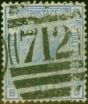 Old Postage Stamp GB 1880 2 1/2d Blue SG142 Pl.19 Good Used