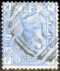 Valuable Postage Stamp from Gibraltar GB 1876 2 1/2d Blue Pl 18 SGZ27Var Wmk Inverted Fine Used